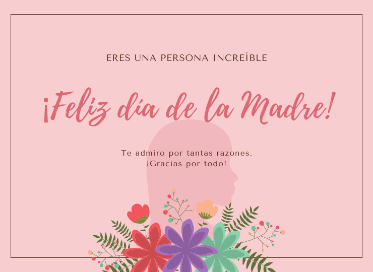 Feliz día de la madre