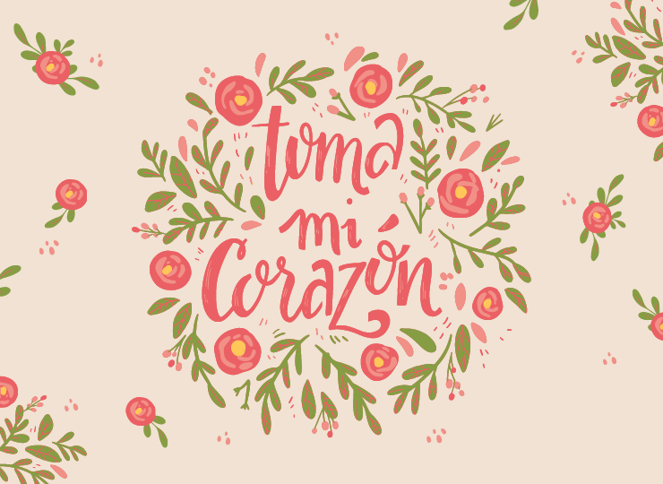 Frases de amor Toma mi corazón